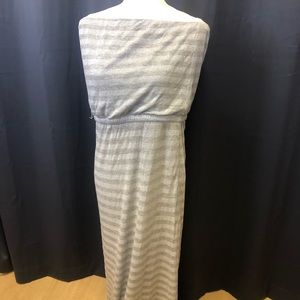 Long strapless dress